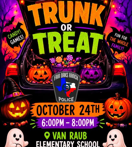 Trunk-or-Treat at Van Raub Elementary School in San Antonio