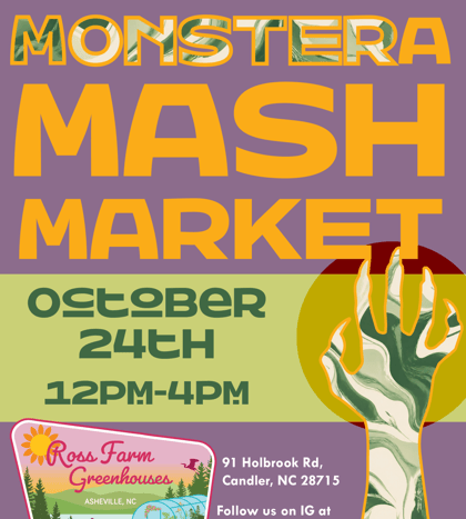 Monstera Mash Market at the Greenhouse in Nashville