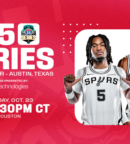 San Antonio Spurs vs Houston Rockets in Austin