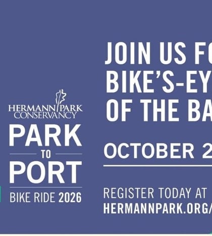 12th Annual Park to Port Bike Ride at Hermann Park in Houston