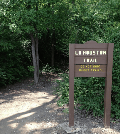 L.B. Houston Nature Area Mountain Bike Trails