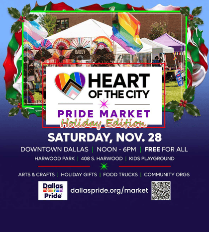Heart of the City Pride Market - Dallas Holiday Edition 2026